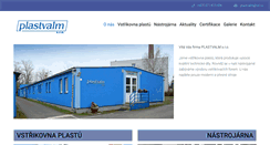 Desktop Screenshot of plastvalm.cz